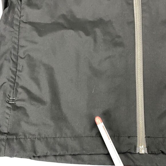 Woolrich Jacket Windbreaker Full Zip Rain Coat Hooded Women’s Small Black - Picture 4 of 16